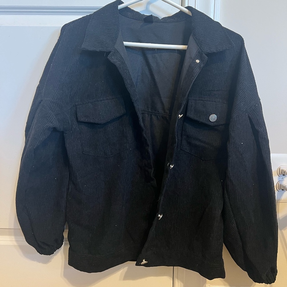 SHEIN Black Shacket